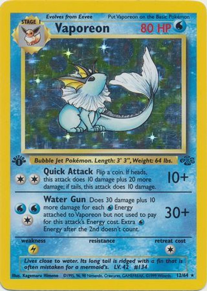 pokemon jungle 1st edition card list Jungle main image 1