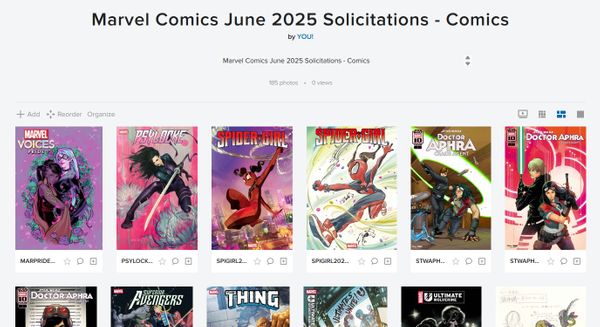 Marvel Comics June 2025 Solicitations Post Image