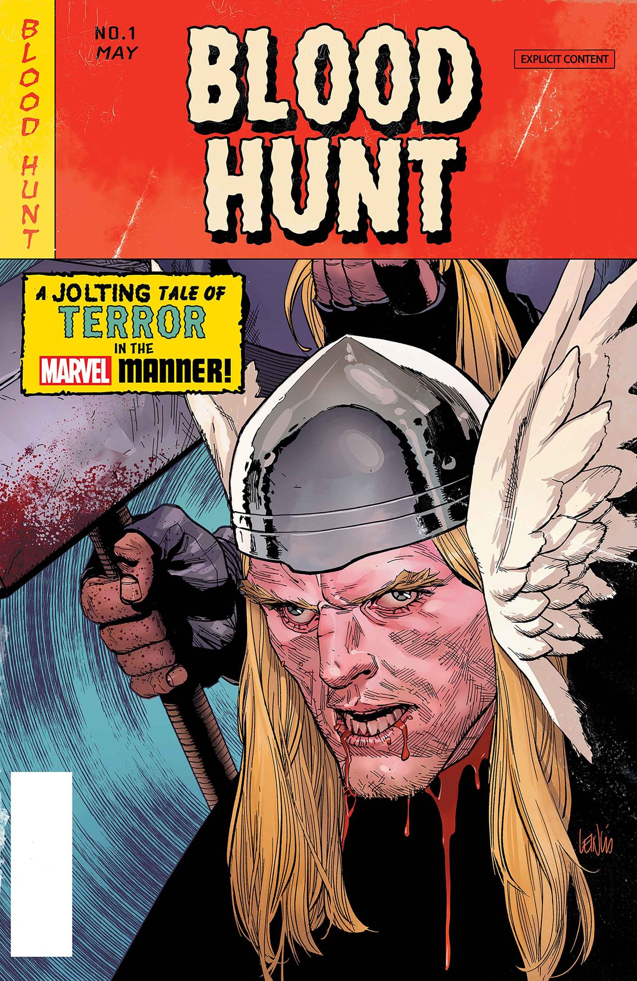 Blood Hunt Red Band #1 (Cover B Leinil Francis Yu Bloody Homage Variant)<br />
