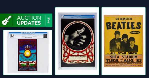 Concert Poster Auctions 10/12: PAE... Post Image