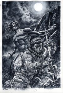 Tarzan on the Planet of the Apes by Duncan Fergredo