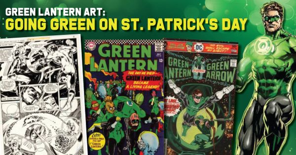 Green Lantern Art: Going Green... Post Image