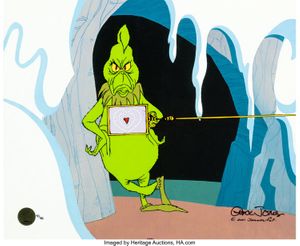 Limited Edition Cel featuring the Grinch