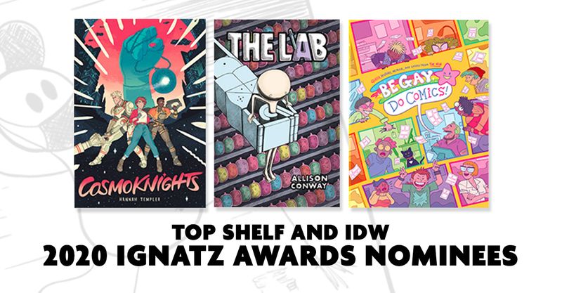 GoCollect Blog: IDW and Top Shelf presented with three 2020 Ignatz ...