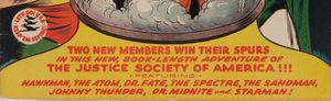 Blurb for All-Star Comics 8 did not mention Wonder Woman