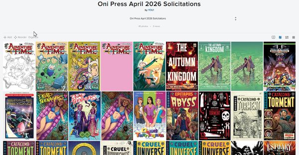 Oni Press April 2026 Solicitations Post Image