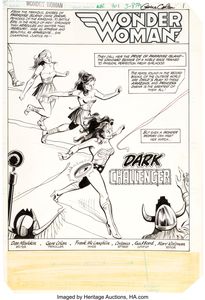 Wonder Woman 301 Art by Gene Colan and Frank McLaughlin