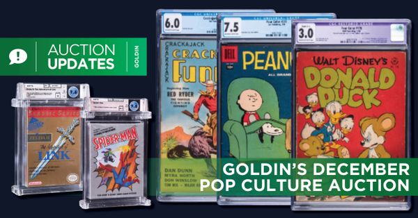 Goldin's December Pop Culture Auction Post Image