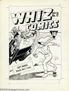 First Captain Marvel Artist C. C. Beck