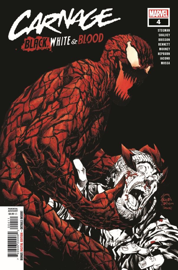 ComicList Previews: CARNAGE BLACK WHITE... Post Image