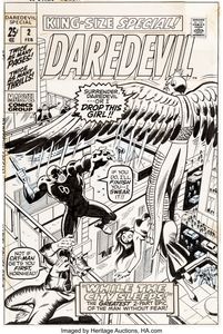 Daredevil Annual 2 cover art by Sal Buscema