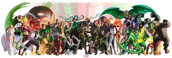 Alex Ross will feature villains... Post Image