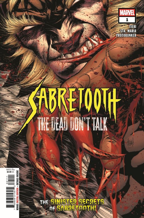 ComicList Previews - SABRETOOTH: THE... Post Image