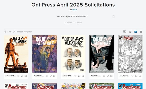 Oni Press April 2025 Solicitations Post Image