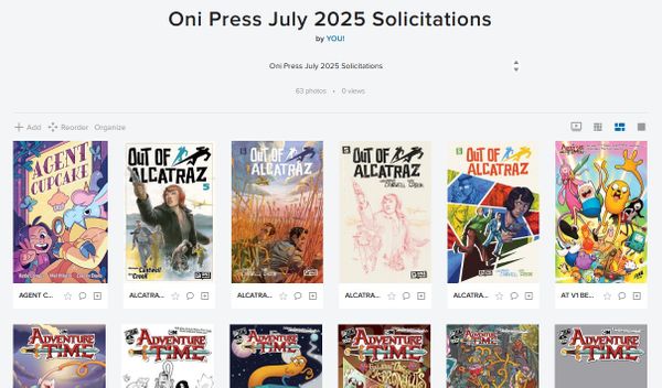 Oni Press July 2025 Solicitations Post Image