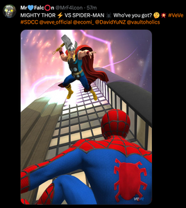 MrFalcon Thor vs Spidey