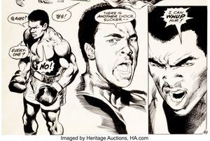 Muhammad Ali art by Neal Adams