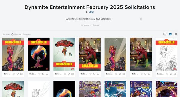 Dynamite Entertainment February 2025 Solicitations Post Image