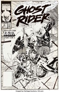 Ghost Rider 5 cover art by Jim Lee