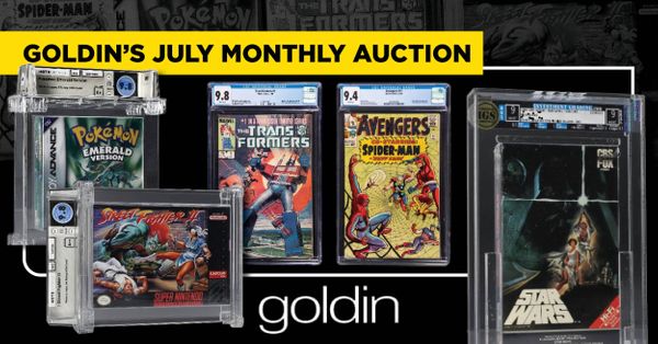 Goldin July Comics, Video Games... Post Image