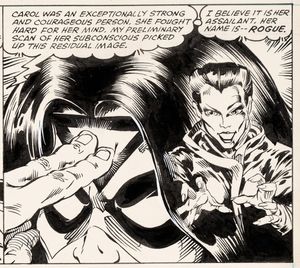 First Original Art Appearance of Rogue