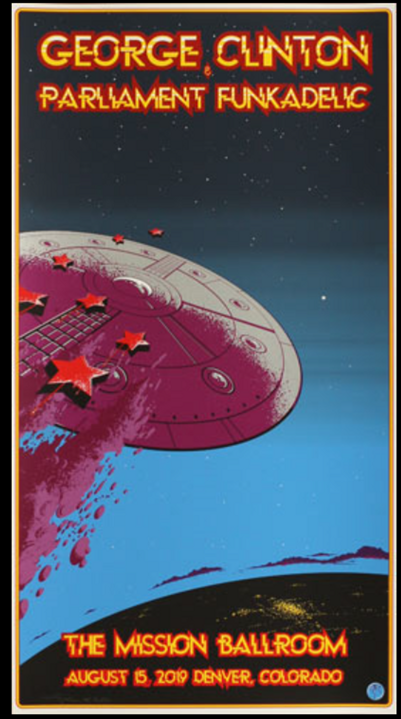 GoCollect Blog: The Funkiest Concert Posters: George Clinton and P-Funk