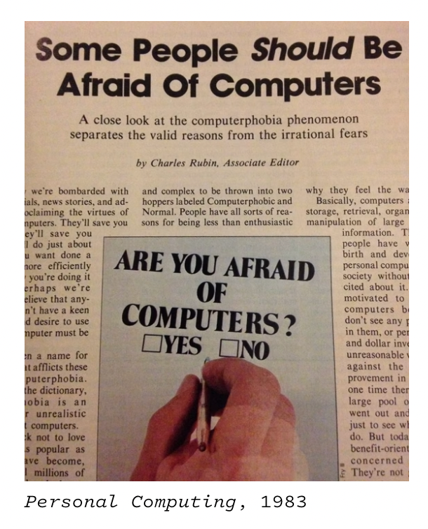 When People Feared Computers