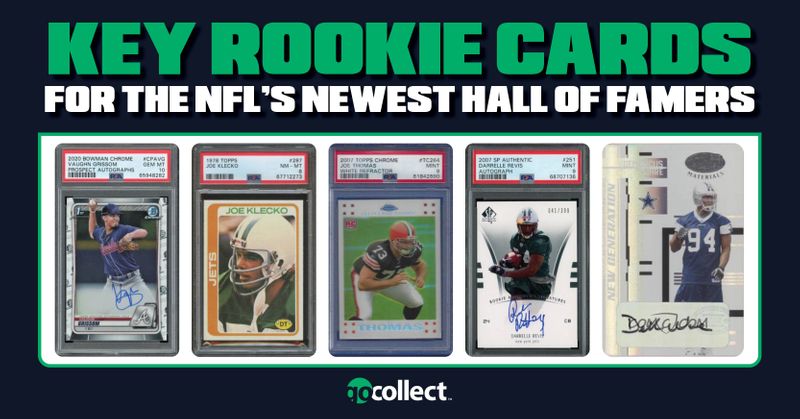 GoCollect Blog: Key Rookie Cards for the NFL's Newest Hall of Famers