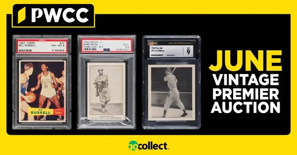 PWCC's June Vintage Premier Auction Post Image