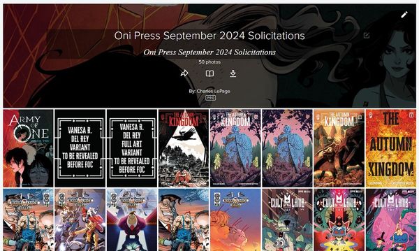 Oni Press September 2024 Solicitations Post Image