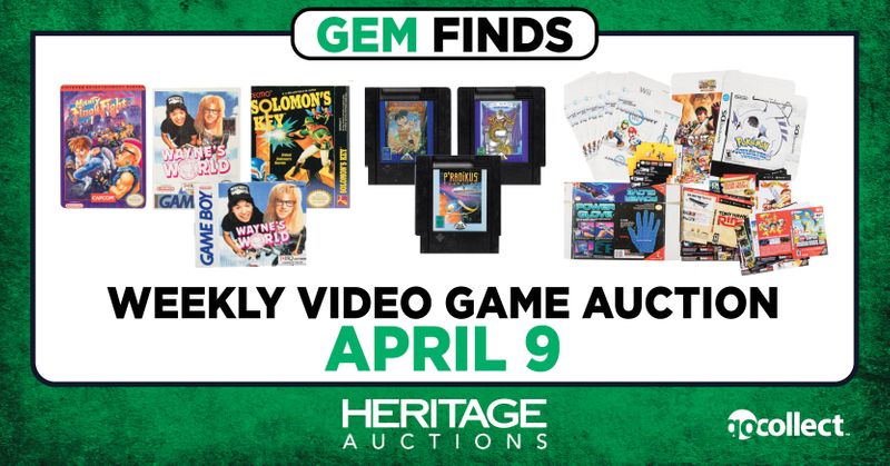 Gocollect Blog: Gem Finds At Heritage's Weekly Video Game Auction April 