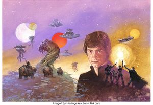 Star Wars Dark Empire II cover art by Dave Dorman for Dark Horse