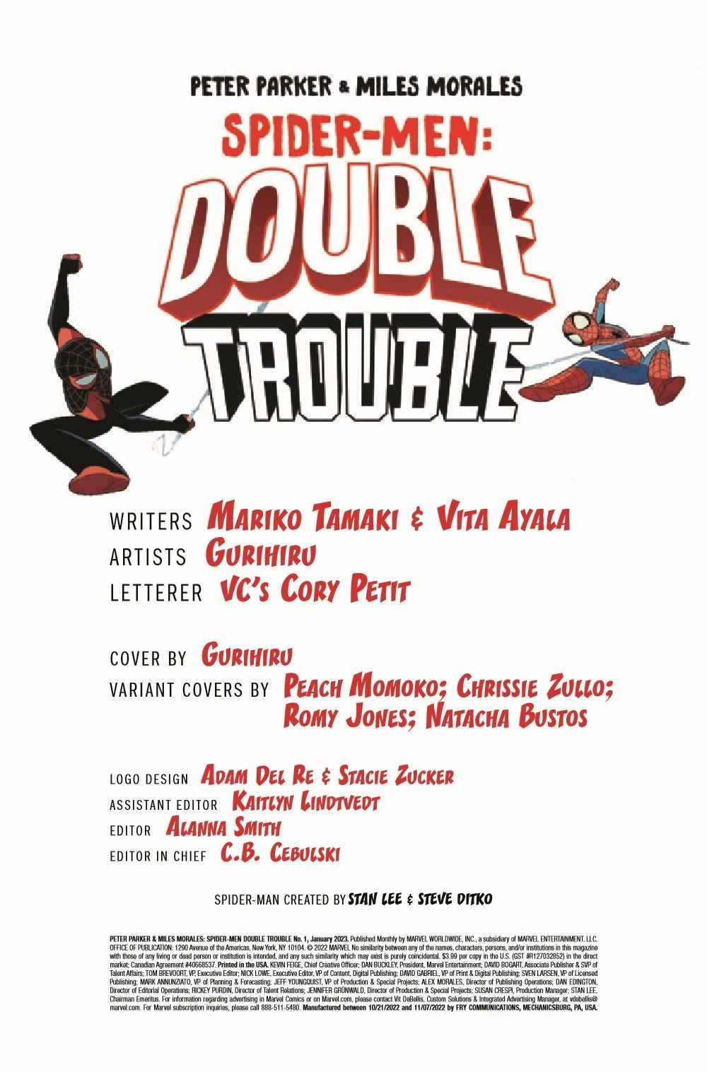 SEP220956 - PARKER MILES SPIDER-MAN DOUBLE TROUBLE #1 (OF 4) - Previews  World