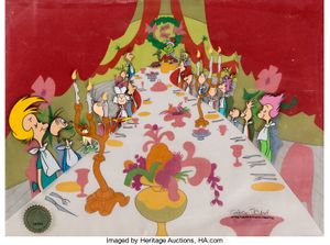 How the Grinch Stole Christmas Feast Production Cel