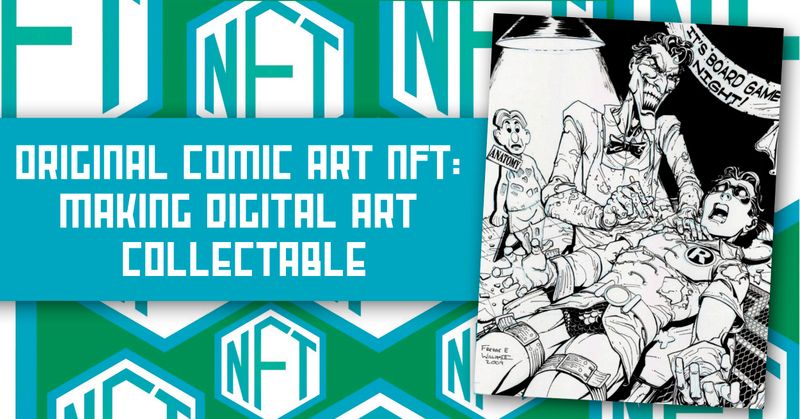 GoCollect Blog: Original Comic Art NFT: Making Digital Art Collectable