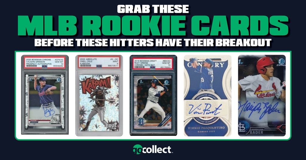 GoCollect Blog: Grab These MLB Rookie Cards Before These Hitters