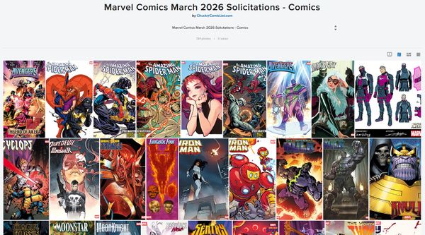 Marvel Comics March 2026 Solicitations Post Image