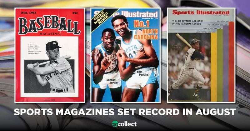 GoCollect Blog: Sports Magazines Set Record in August