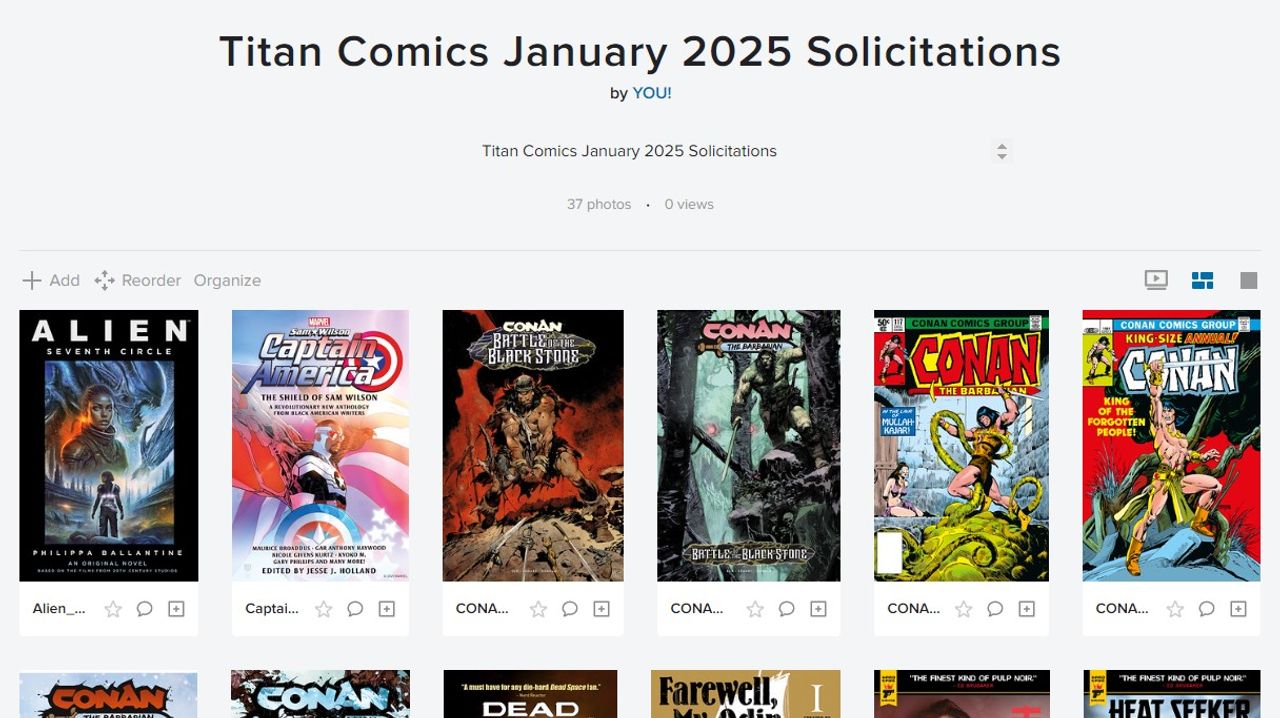 GoCollect Blog: Titan Comics January 2025 Solicitations