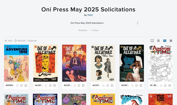 Oni Press May 2025 Solicitations Post Image