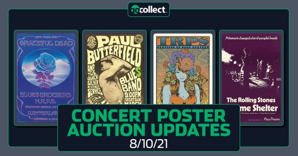 Concert Poster Auctions 8/10: Auction... Post Image