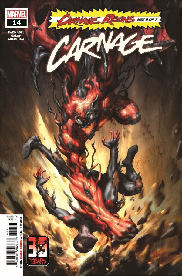 ComicList Previews - CARNAGE #14 Post Image