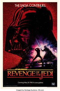 Revenge of the Jedi by Star Wars Poster Artist Drew Struzan.jpg