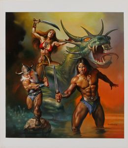 Golden Axe II by Boris Vallejo