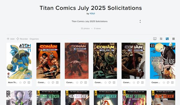 Titan Comics July 2025 Solicitations Post Image