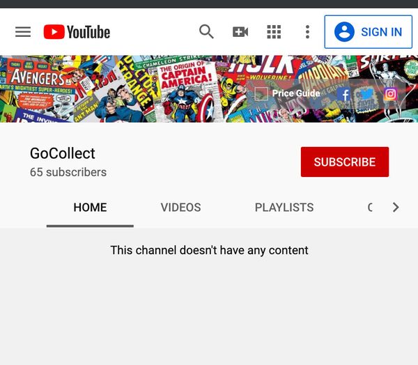 New! GoCollect YouTube Channel Post Image