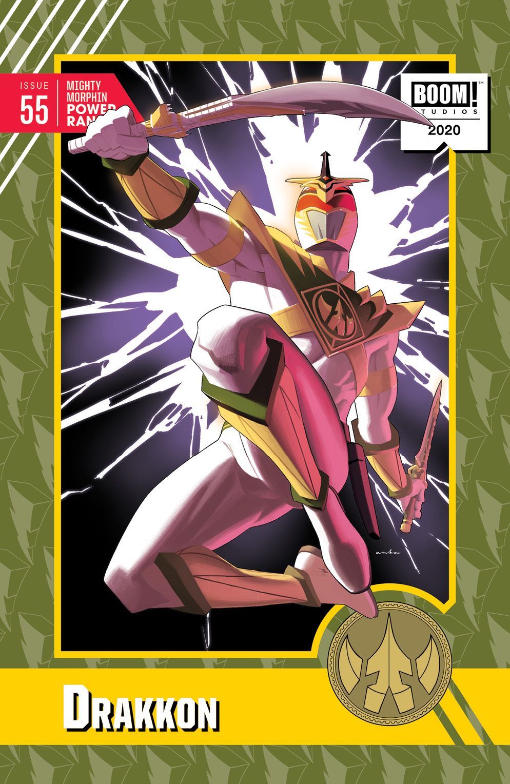 Mighty Morphin Power Rangers #55 (Cover C Kris Anka Trading Card Variant)