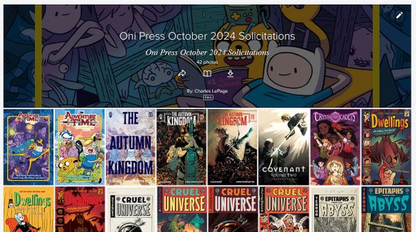 Oni Press October 2024 Solicitations Post Image