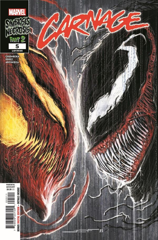 ComicList Previews - CARNAGE #5 Post Image