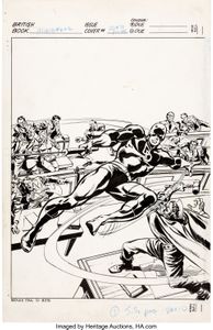 John Buscema and Tom Palmer UK art